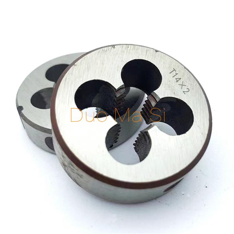 2PCS HSS Right Left hand Trapezoidal thread tap and Die set TR8 TR10 TR12 TR14 TR16 TR18 TR20 Metric screw taps dies T8 T10 T12