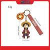 Genuine One Piece Anime  Keychain Cartoon Role Monkey D. Luffy Chopper Cute Key Chain Kawaii Bag Pendant Toy Xmas gift