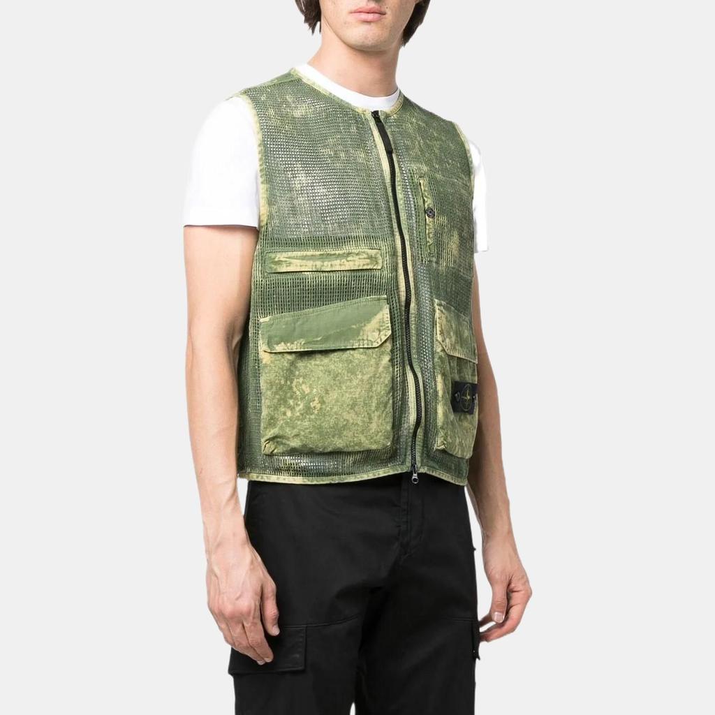 STONE ISLAND Weste Oliv Herren Oberbekleidung Grün 7615G0622-V0058
