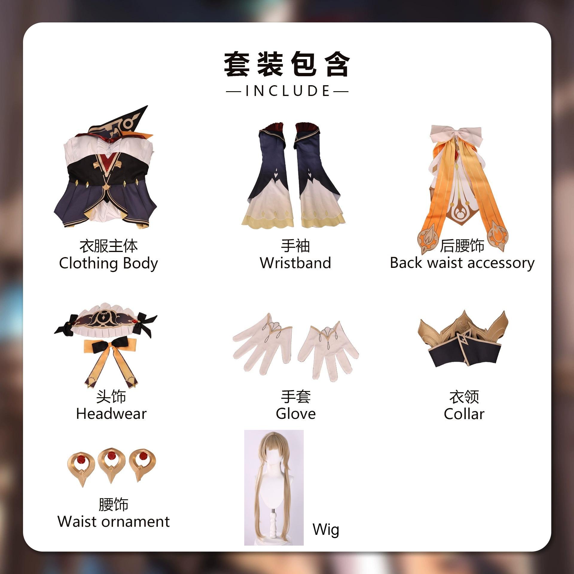 Anime Game GenshinImpact Marionet Sandrone Cosplay Kostuum Pruik Schoenen Outfits Dames Halloween Carnaval Rollenspel Uniform Jurk XXXL&others