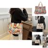 Chic Small Floral Print Shoulder Tote Bag Perfect For Daily Casual Use Modern And Stylish