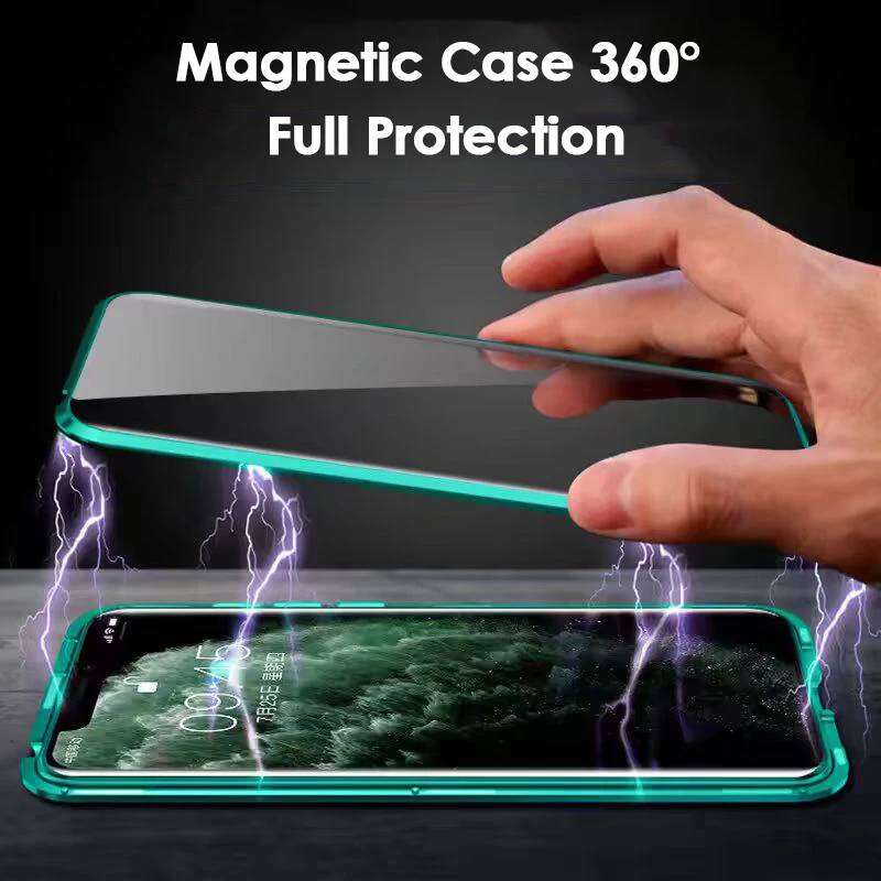 Etui na OnePlus ACE 2 3 3V 11 12 13 Pro, Aluminiowy Bumper z Bokami z Hartowanego Szkła i Skórzanym Tyłem, Bumpery na Telefon