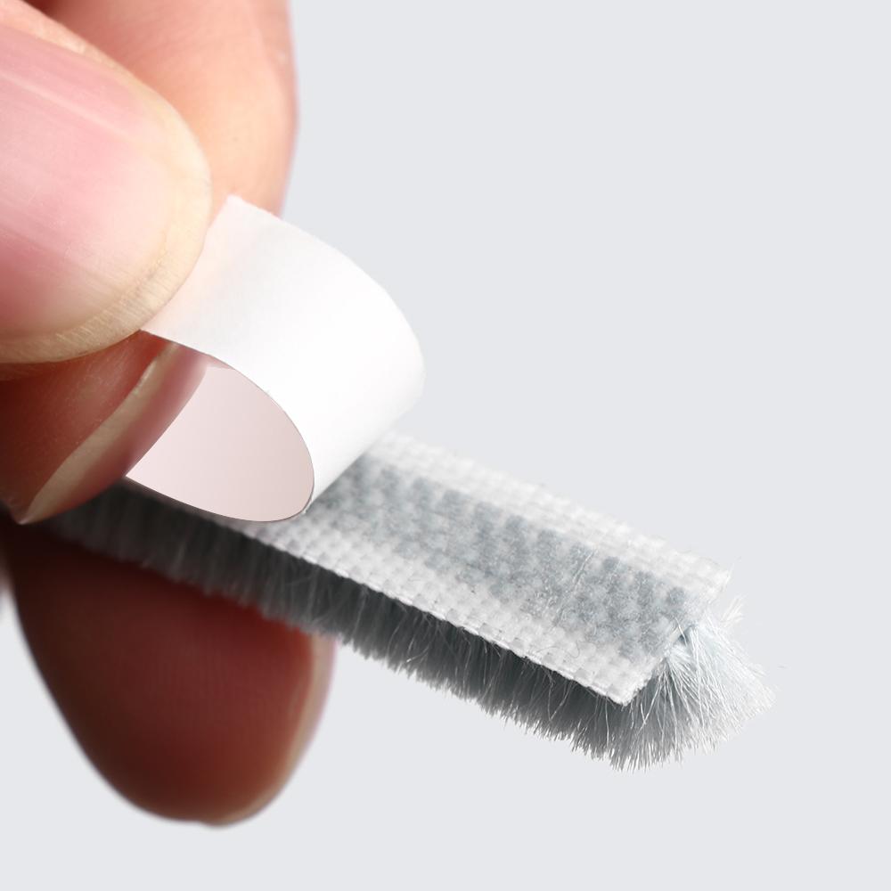 5m Wall Brush Sealing Strip Tape Self Adhesive Rainproof Draught Excluder Brush Door Window Strip Weatherstrip Window Hardware