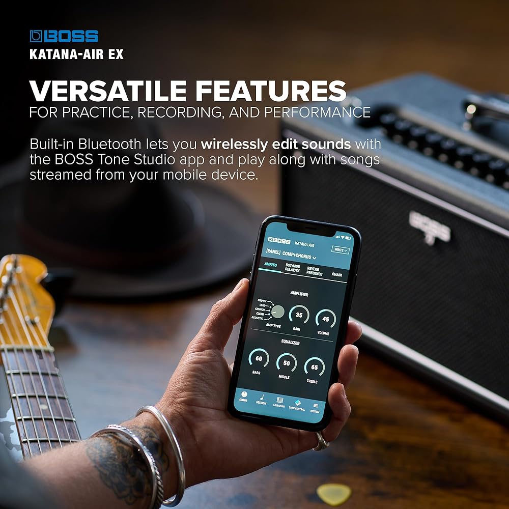 BOSS/KATANA-AIR EX Guitar Amplifier Boss Wireless Desktop Amplifier KTN-AIR EX