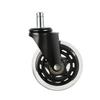 Office Chair Wheels, Set of 5, 3 inch Caster Wheels Replacement for Hardwood Floors and Carpet, Heavy Duty Computer Gaming Desk Casters with 130 lbs