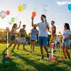 Bubble Machine with Light And Music Automatic Standing Bubble Maker 46.5 Inch Height Adjustable LED Colorful Lighting Party Toy for Backyard Birthday