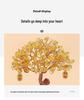 Citrine Money Cat Ornament for Home or Office - Perfect Housewarming or Birthday Gift