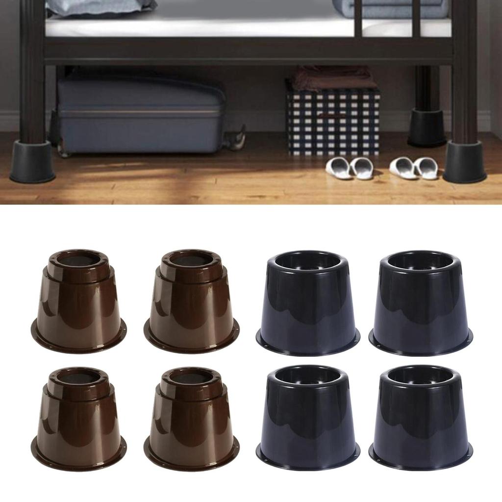 4Pcs Home Cabinet Furniture Legs Lifting Increased Feet Pad Luminous Non-Slip Heavy Duty Appliance Bed Riser Floor