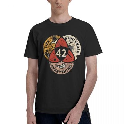42 Answer To Life 100 Cotton Casual Breathable Confortable TShirt Funny Ugus TShirts Mens Gifts