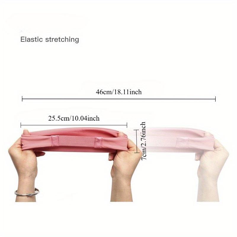 Sport Headbands for Men Women Non-Slip Moisture Wicking Workout Sweatband Fitness Running Cycling Football Yoga Hairband