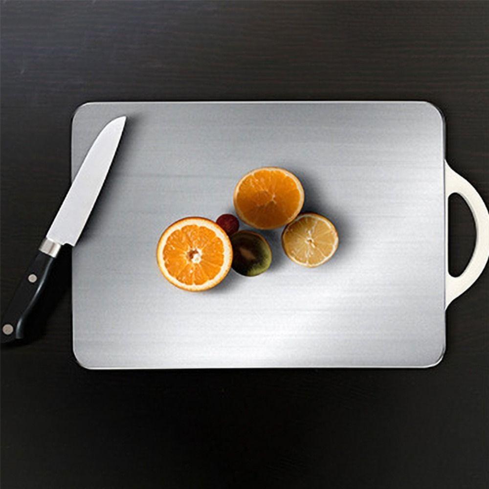 Anti-mold Chopping Block 304 Stainless Steel and PP Chopping Board Double-sided Cutting Board  Beef