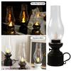 Vintage Kerosenes Lamp Halloween Night Light LED Flameless Candle Lamp Antique Oil Light Battery Operated Decoration Lamp