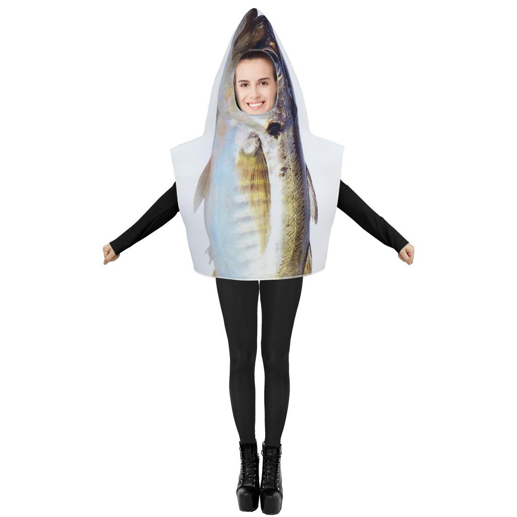 Funny Mackerel Cosplay Costume, for Adults