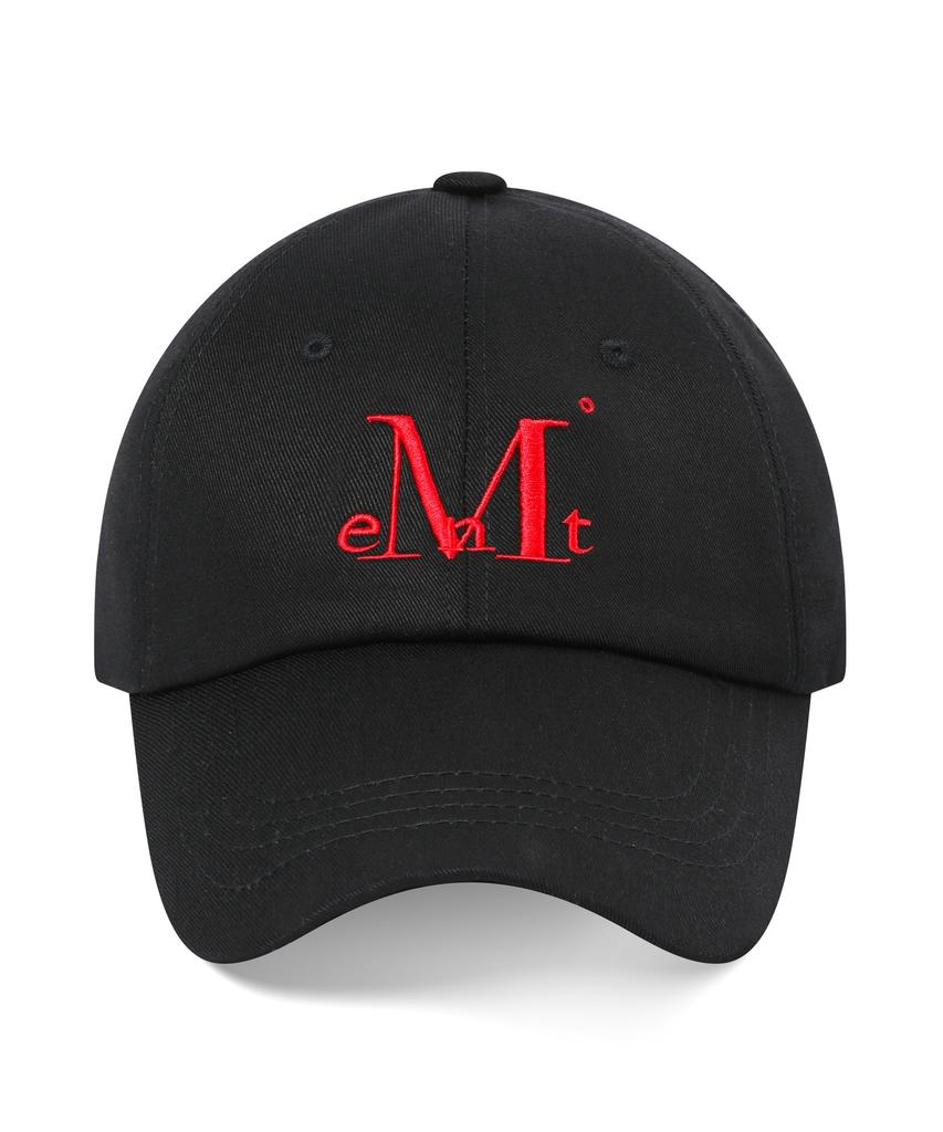 Mucent Signature Ball Cap (Black (Red Logo))