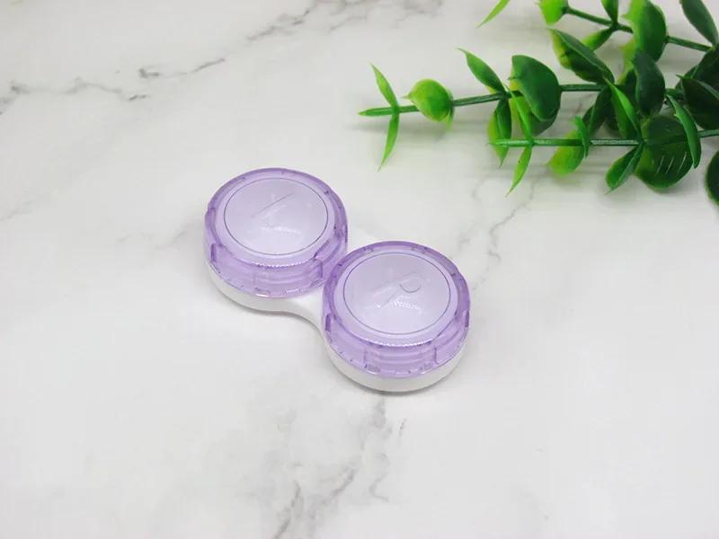 1pc Contact Lens Case Container Accessories Contact Lens Box Contact Lenses Tweezers Suction Stick Eyes Care Tool Kit Case