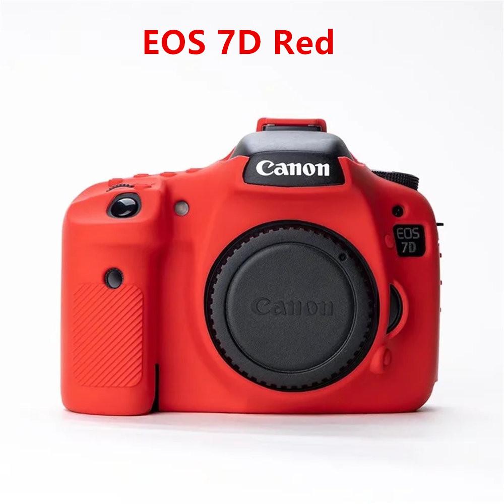 Soft Silicone Armor Camera Body Case For Canon EOS R10 R7 RP R6 R 7D 77D 600D 650D 700D Shockproof Cover