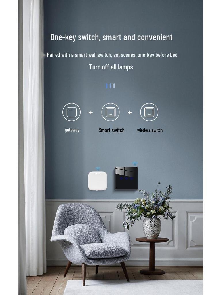 Brama eWeLink Zigbee z czujnikami ruchu, drzwi, temperatury, wilgotności, wody, przełącznikiem scen i włącznikiem/wyłącznikiem