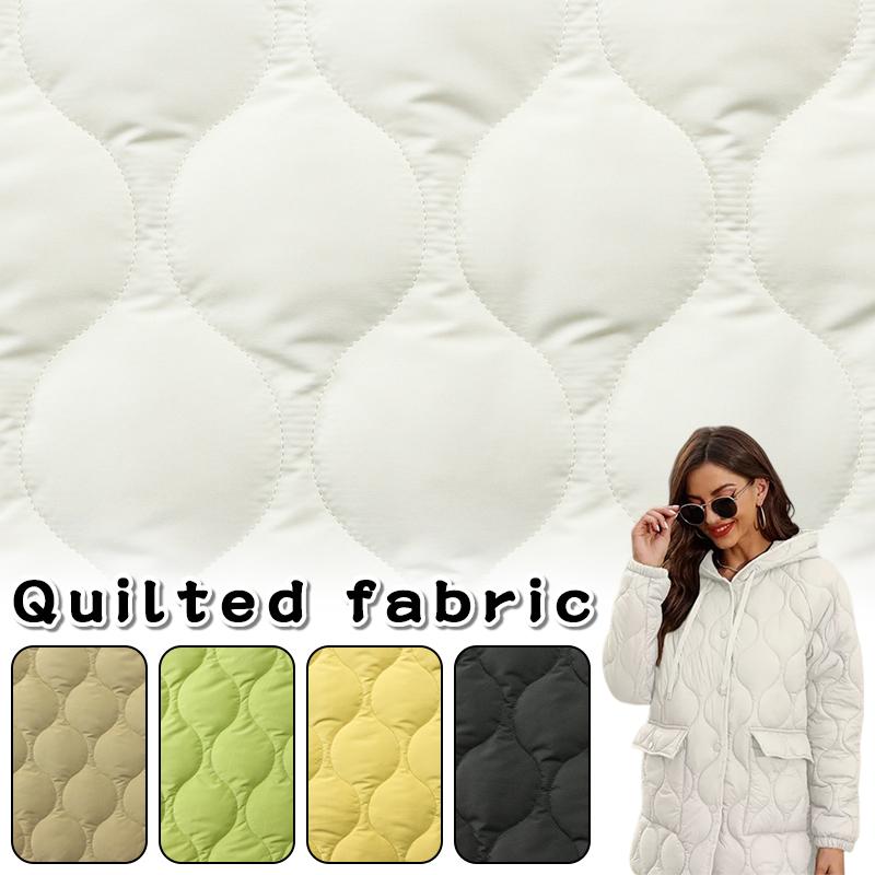 100x145cm Thicken Cotton-padded Fabric Coat Interlinings Lining Cloth Embroidery Cotton Quilted Fabrics DIY Winter Jacket Bag