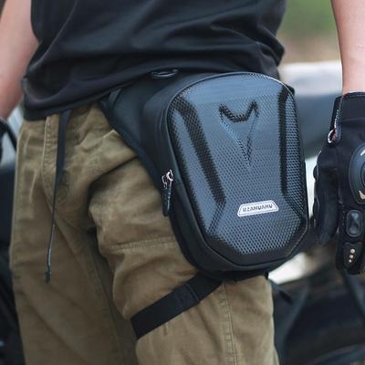 Sacoche latérale pour moto, sacoche de taille décontractée en EVA à coque rigide pour l'extérieur, sac à main pour téléphone portable, sac banane pour moto