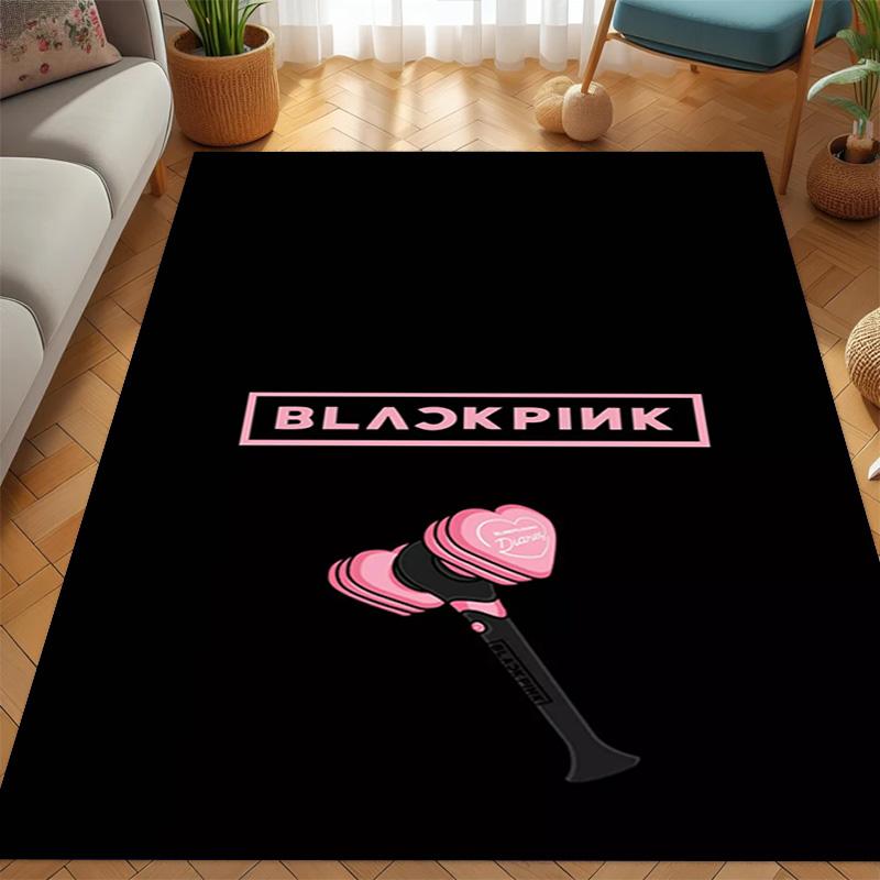 Blackpink Heartbeat Glow Teppichdruck Heimdekoration Schlafsaal Dekoration Zimmer Weihnachtsgeschenke