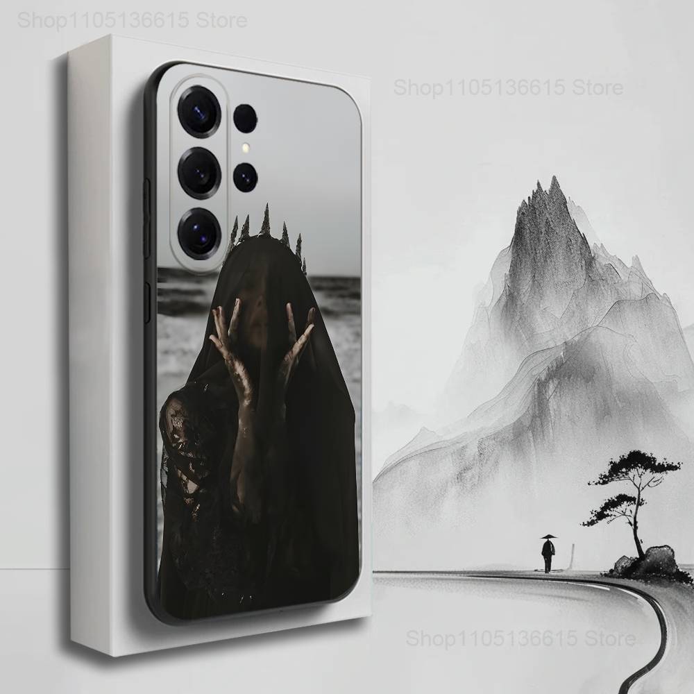 Gothic Art Witch Case For Samsung S22,S25,S20,S10,Plus,Ultra,S24,S23,FE,S21,S9,Lite,Soft Silicone Black