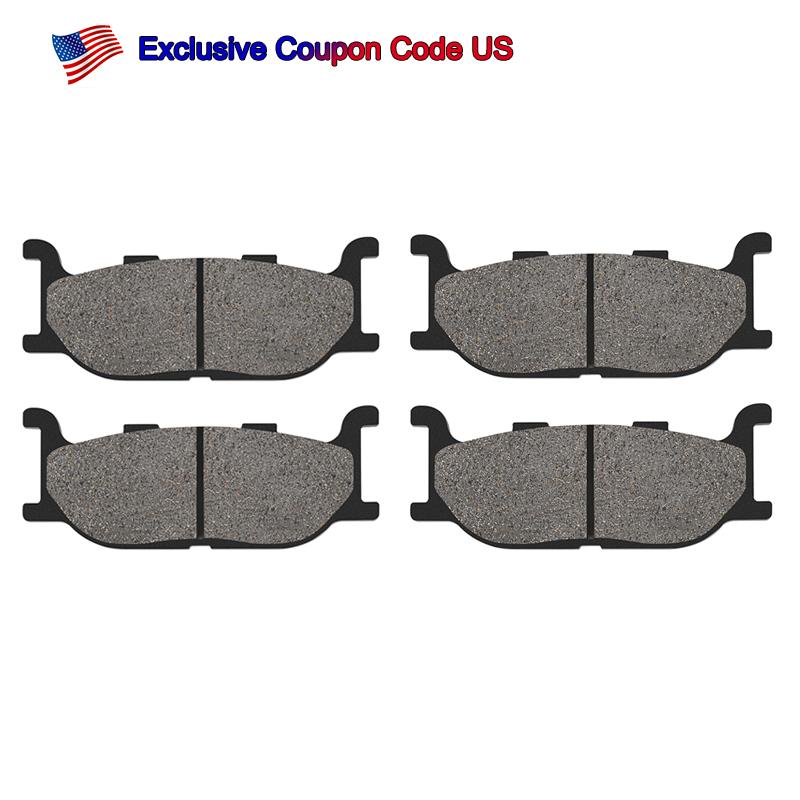 1/2 Pairs Front and Rear Motorcycle Brake Pads For YAMAHA STREET BIKES XS-V1 Sakura XV XVS 1100 1300 V-Star W-M Tourer MOTO Part