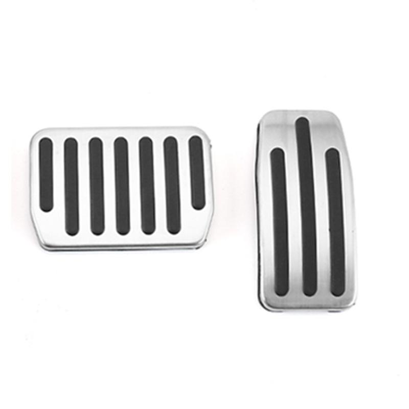 Foot Pedal Pads Covers for Tesla Model 3 Non Slip Performance Foot Pedal Pads Auto Aluminum Pedal Covers Accelerator brake