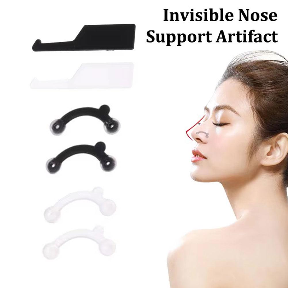 Nose Up Lifting Shaper Clip Invisible Nose Beauty Device Silicone Shaper Bridge Straightening Massage Beauty Tool