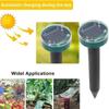 1/2/4PCS Solar Powered Ultrasonic Sonic  Mole Pest Rodent Repeller Repellent Yard Outdoor Lamp Backyard Farmland Mouse Repeller