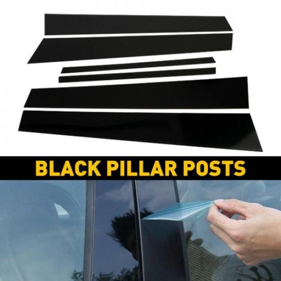 6x Car Window Pillar Posts For 2013 2014 2015 2016 2017 Honda Accord Accessories