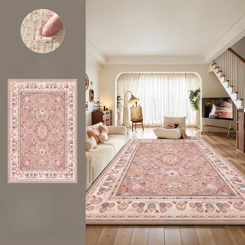 Carpet for Living Room Persian Vintage Sofa Coffee Floor Mat Soft Non-slip Machine Washable Rug Home Decor Bedroom Bedside Rugs
