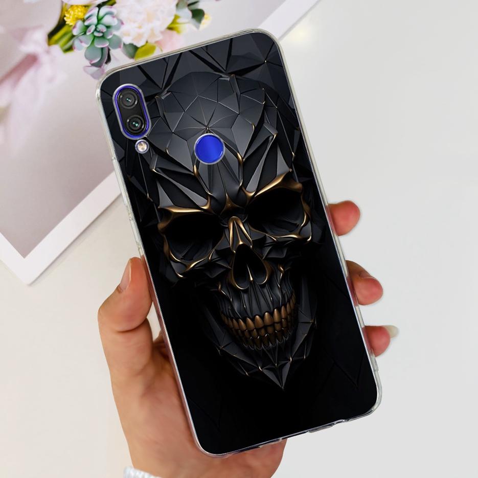 For Xiaomi Redmi Note 7 Pro Case New Fashion Painted Cover Clear Silicone Soft TPU Phone Case For Redmi 7 Redmi7 Note7 Pro Shell