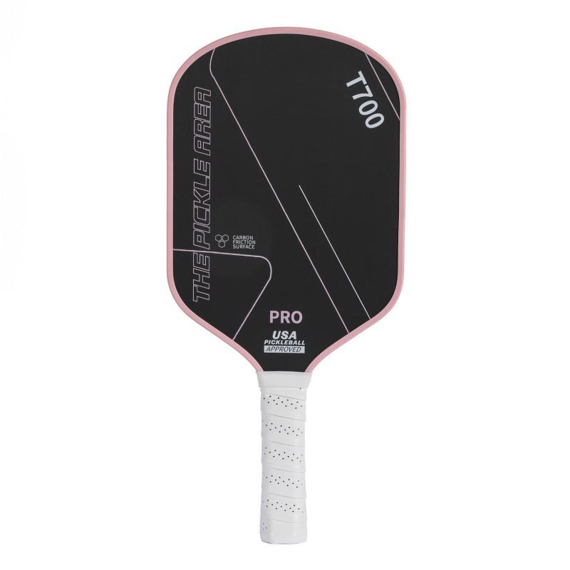 Pickleball Paddle T700 Carbon Fiber Textured Matte Surface Beginners Recreational Players