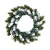 Artificial Christmas Decoration Festive Atmosphere Front Door Decor Artificial Wreath Flexible Decoration Lifelike Appearance