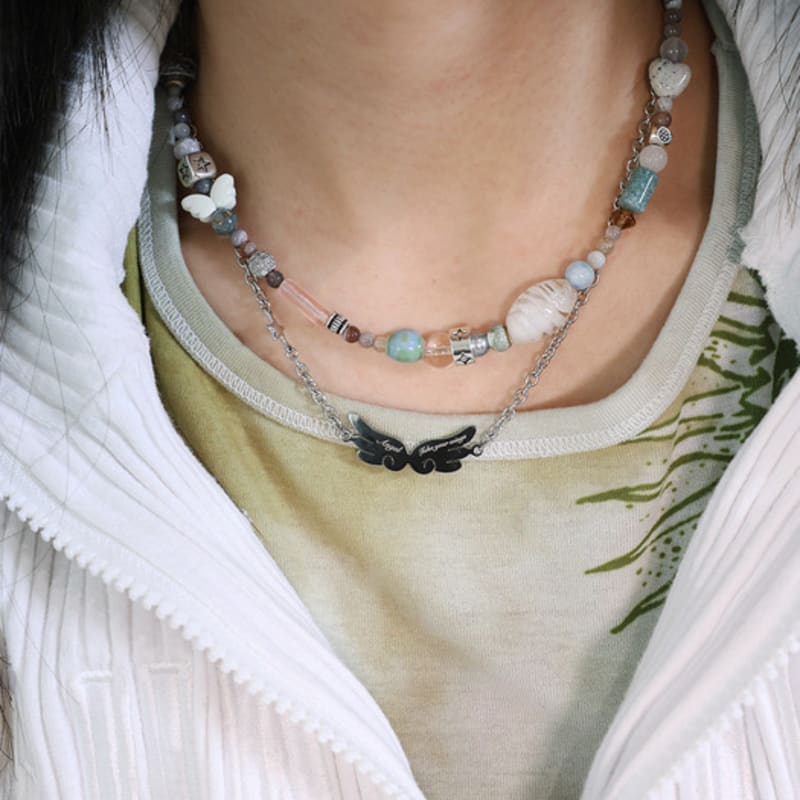 

cozywaveclub MULTI STRAP 08_WHITE ANGEL OS(41-45cm)