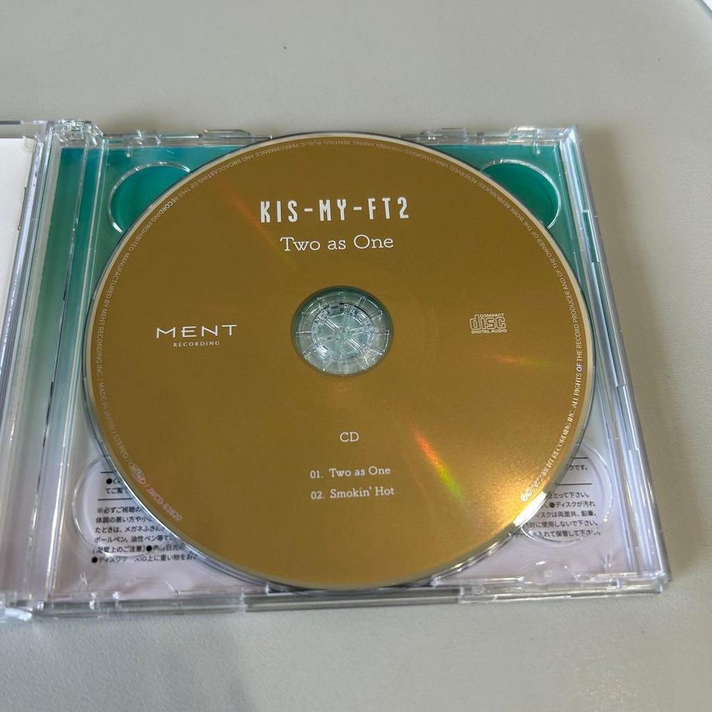 Used Kis-My-Ft2 Two As One 3-Disc CD Set Bundle