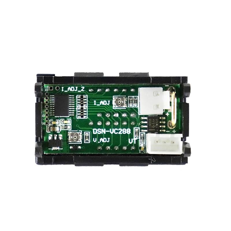 DC 0-100V 10A Voltmetru digital Ampermetru Afișaj dublu Detector de tensiune Contor de curent Panou Amper Volt Indicator 0,28" LED roșu albastru