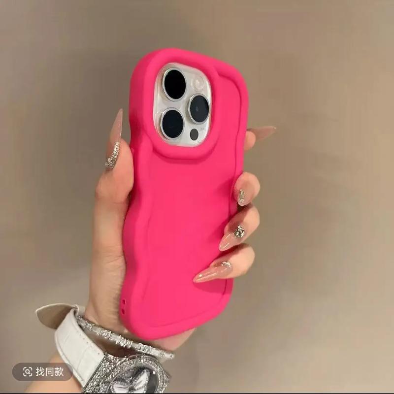 For Redmi Note 14 13 12 11 Pro Plus 12S 11S Pro+ 5G 4G Phone Case 3D Wave Cute Macaron Candy Color Soft Cover