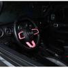 3X Pink Car Steering Wheel Moulding Cover Trim Bezels For Jeep Wrangler JL 2018+