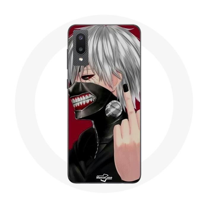 Case - Maniacase - Samsung Galaxy A02 - Tokyo Ghoul Kaneki Ken - Soft - Black