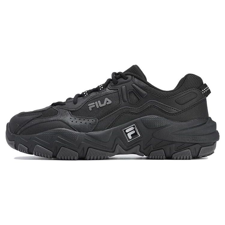 FILA Predator 2 Mesh Fabric Synthetic Leather Comfortable Daily Wear Durable Low-Top Lifestyle Shoes Men sneaker Black F12M322105FBF