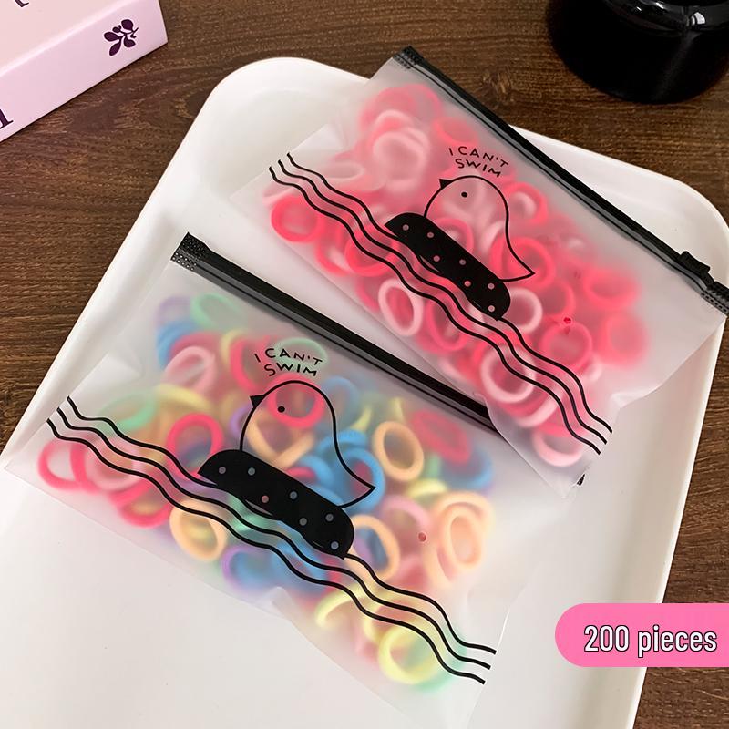 Nahtlose Haargummis im koreanischen Stil für Mädchen - Elastische Haarbänder und Kopfschmuck für Kinder