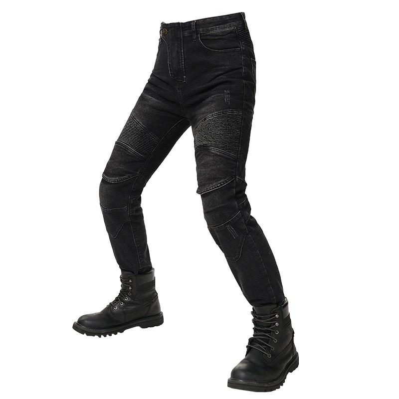 Motorcycle Riding Jeans With CE Level 2 Armor Protection Lightweight Stretchable Safety Pants Spring All-Season Use