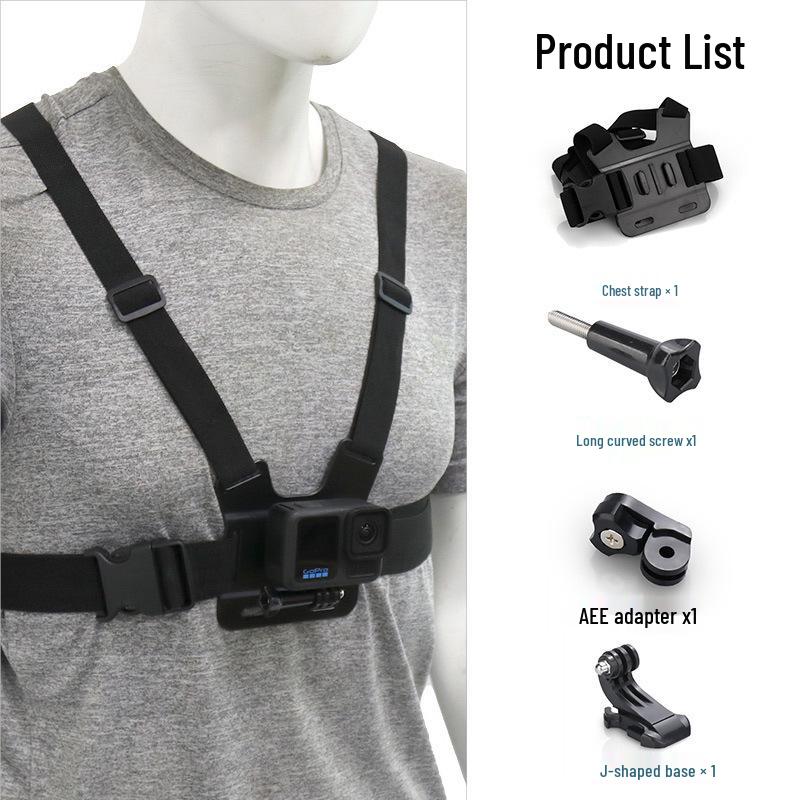 GoPro Chest Strap Phone Holder for First-Person View, Cycling & Live Streaming