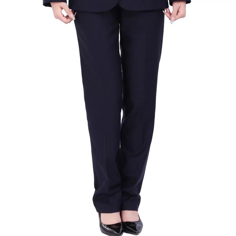 

Женские темно-синие полиэстеровые повседневные рабочие брюки XL 70