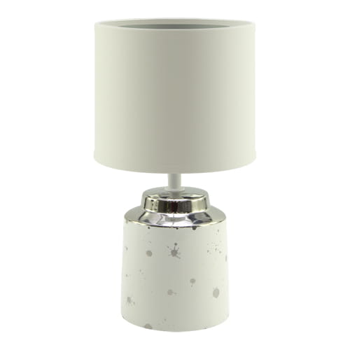 White Night Table Lamp 25W Helena E14 Ideus 03787