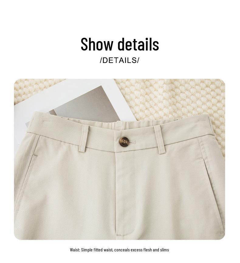 Autumn 2025 Women's Navy Blue Lyocell Cotton Wide-Leg Pants - High-Waisted, Slimming, Casual Straight-Leg Design