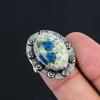 Natural K2 Jasper Gemstone Statement Ring Size 7 925 Sterling Silver For Women