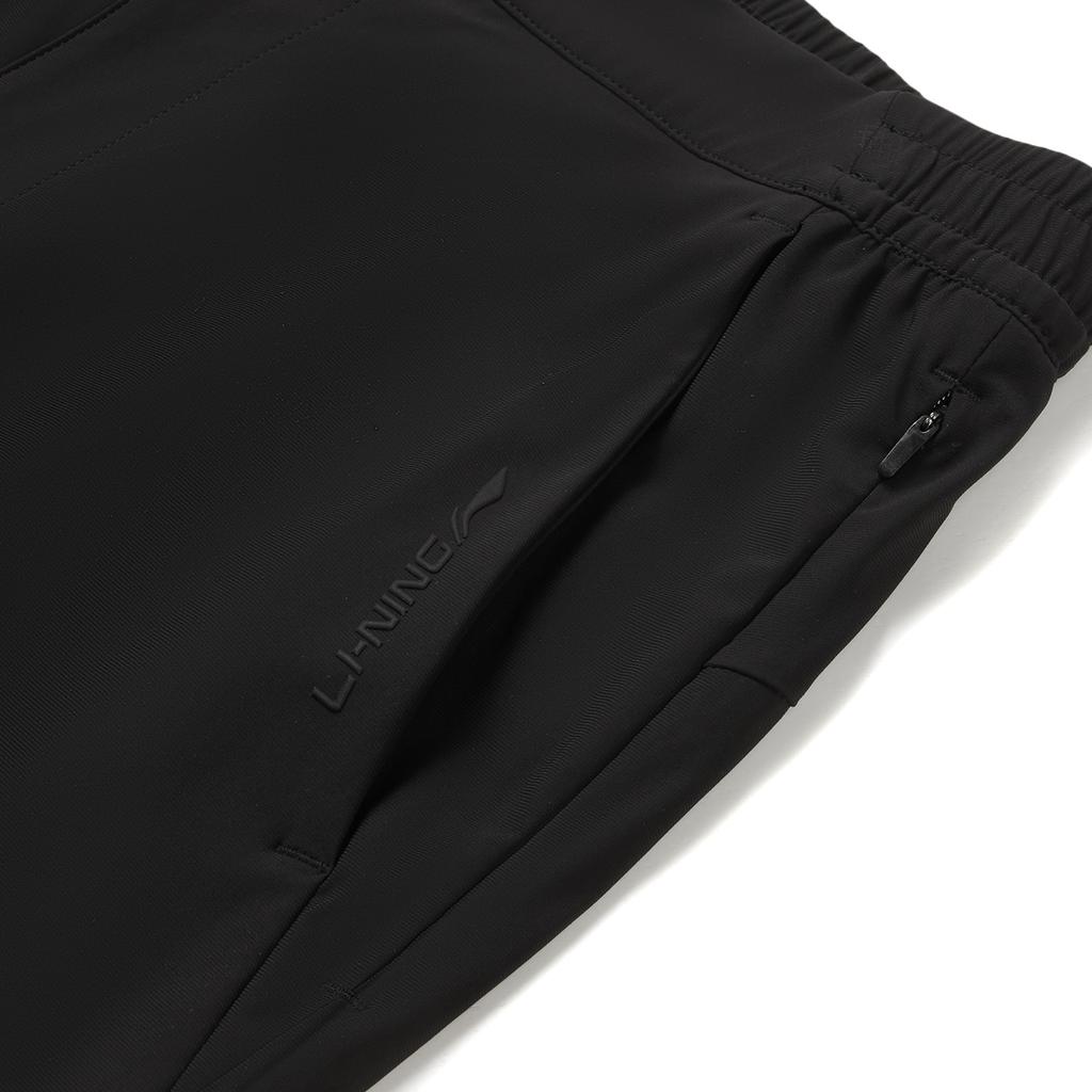 Li Ning Fitness Series Logo Embroidered Knitted Sports Pants Men pants AYKW371-1