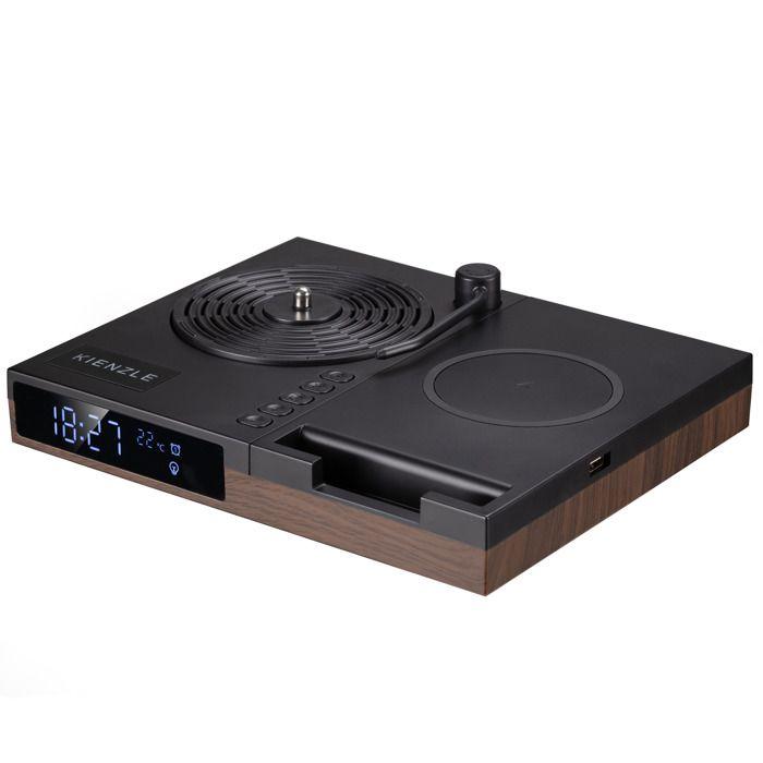 Réveil - KIENZLE - Rétro Avec Bluetooth® - Charge Sans Fil - Affichage Température - Éclairage D'ambiance